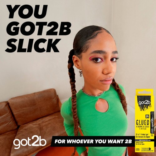 Got2b Glued Brows And Edges Black 16ml