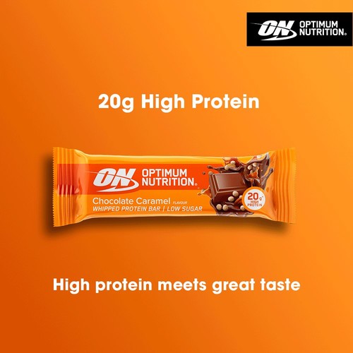 Optimum Nutrition Whipped Protein Bar Chocolate Caramel Flavour 60g