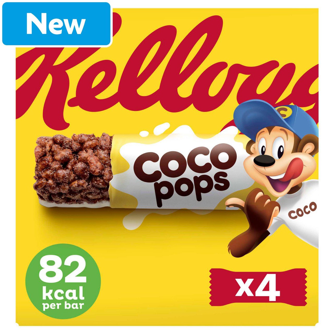 Kellogg's Coco Pops Chocolate Breakfast Cereal Bars