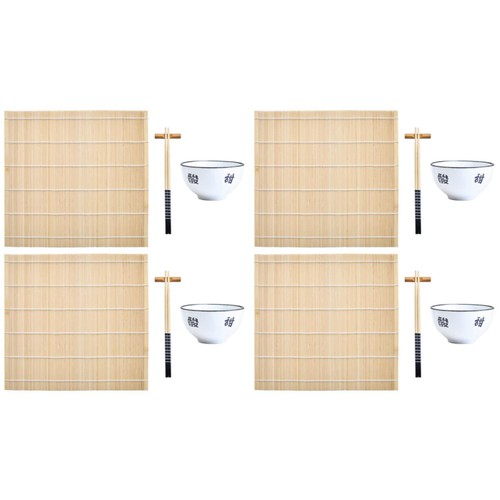 Oriental 16pc Chinese Dining Set