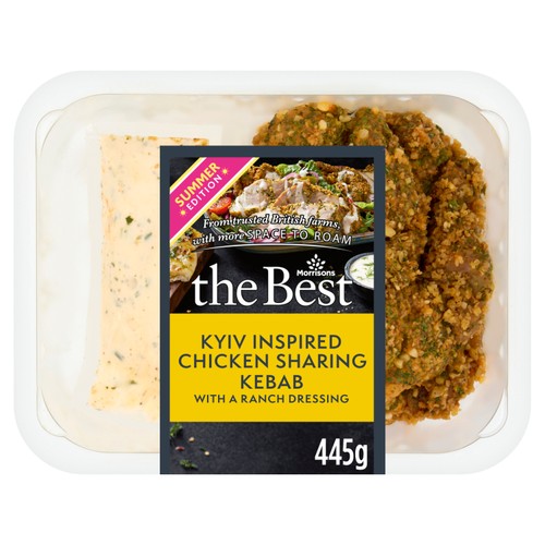 Morrisons British The Best Chicken Kyiv Inspired Sharing Kebab 445g