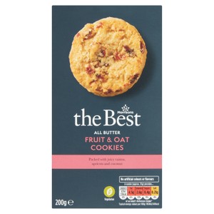 Morrisons The Best All Butter Fruit & Oat Cookies 200g