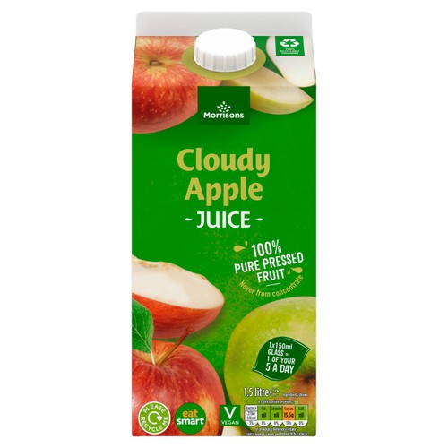Morrisons Cloudy Apple 100% Fruit Juice