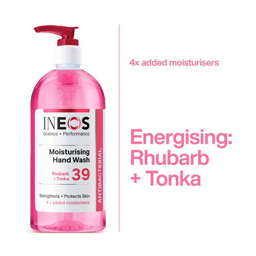 Ineos Moisturising Hand Wash Rhubarb & Tonka 