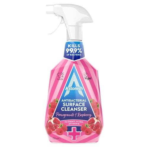 Astonish Antibacterial Surface Cleaner Pomegranate & Raspberry 