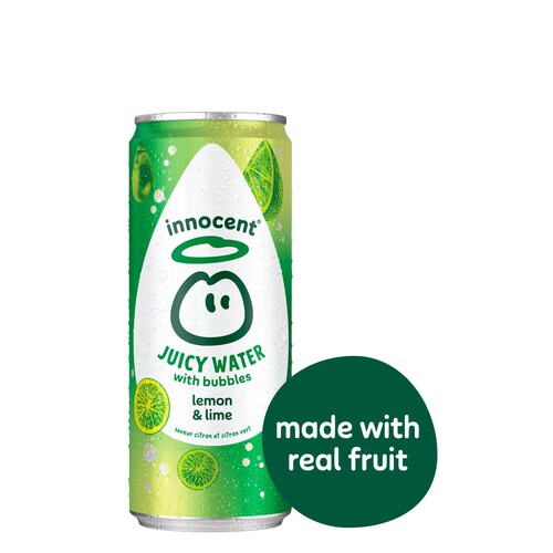 Innocent Juicy Water With Bubbles Lemon & Lime 