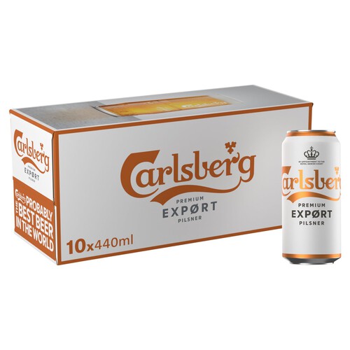 Carlsberg Danish Pilsner Lager Beer Cans