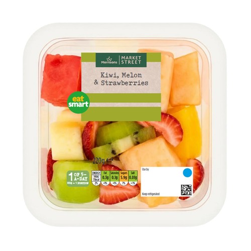 Morrisons Kiwi, Strawberries & Melon 220g
