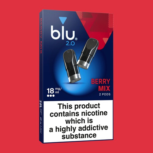 Blu 2.0 Berry Mix Vape Pods 18mg/ml