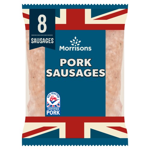 Morrisons butcher s style 8 pork sausages