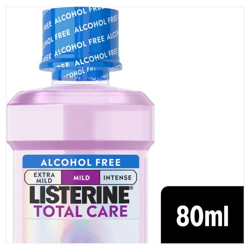 Listerine Total Care Milder Taste Zero Alcohol Mouthwash 80ml