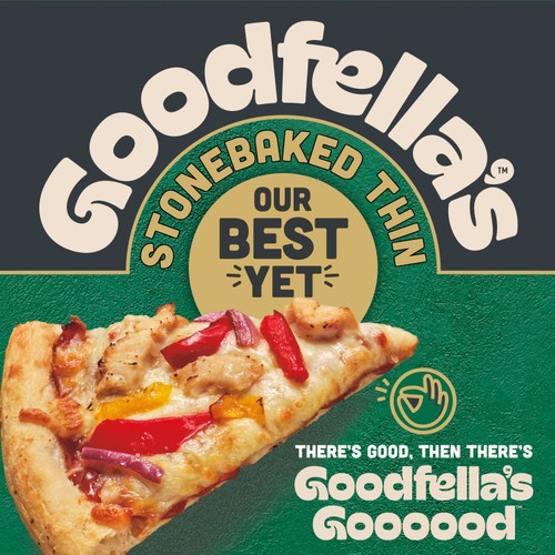 Goodfella's Stonebaked Thin BBQ Chicken Pizza   385g