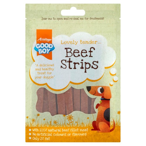 Good Boy Beef Strips Dog Treats