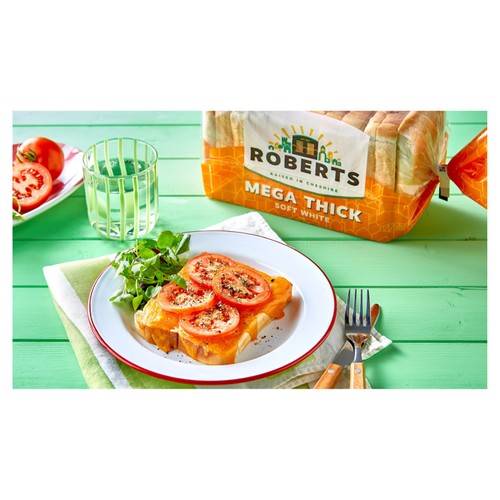 Roberts Mega Thick Soft White Bread 800g