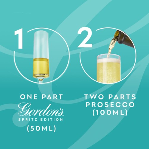 Gordon's Spritz Edition Lime & Elderflower 14.7% Vol 50cl