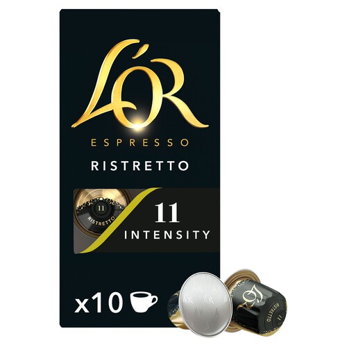 L'OR Espresso Ristretto Coffee Pods x10 Intensity 11