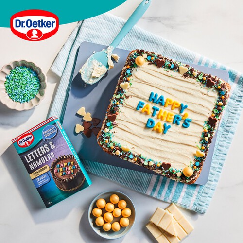 Dr. Oetker White Chocolate Letters & Numbers