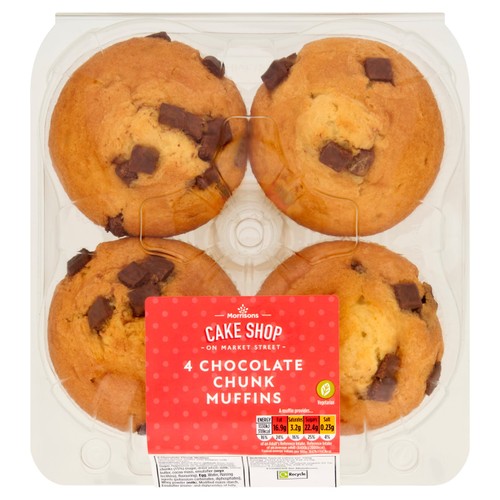 Morrisons chocolate chunk muffins
