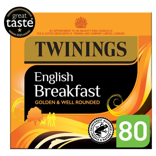 Twinings Breakfast Tea 80 Bags