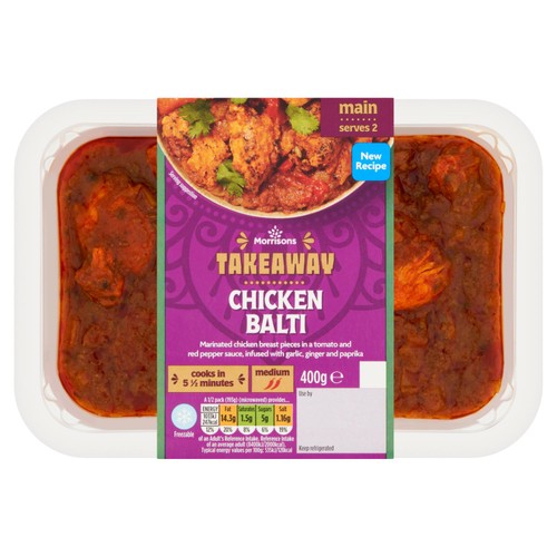 Morrisons takeaway chicken balti