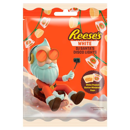 Reese's DJ Santa White Peanut Butter Lights 