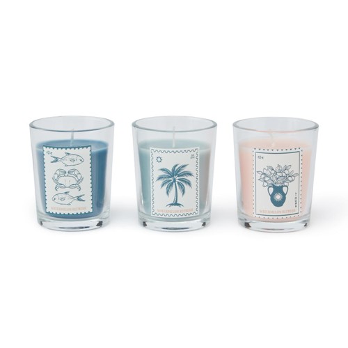 Nutmeg Home Madina 3 Pack Candles