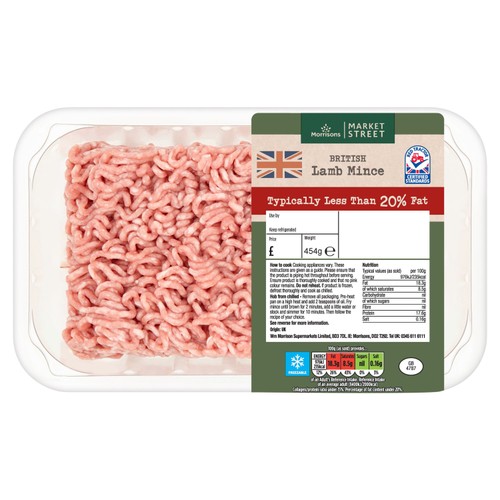 Morrisons British Lamb Mince 454g