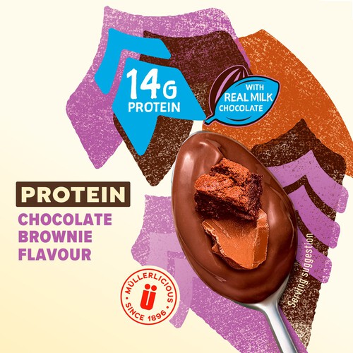 Muller Light Protein Pudding Chocolate Brownie 