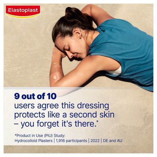 Elastoplast Second Skin Protection Faster Healing XL Dressings 3 Pack