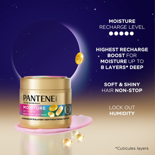 Pantene Moisture Recharge Pro-V Keratin Protect Hair Mask