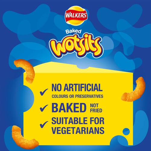 Walkers Wotsits Really Cheesy Multipack Snacks Crisps