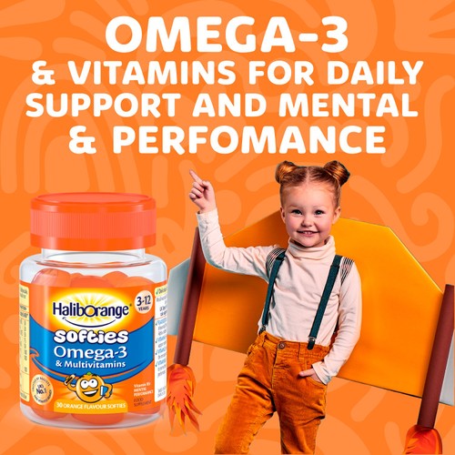 Haliborange Omega 3 Softies 30's Orange
