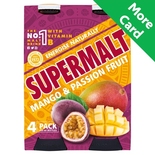 Supermalt Mango & Passion Fruit