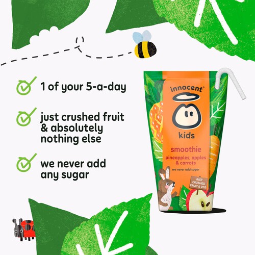 Innocent Smoothies Kids Pineapples, Apples & Carrots