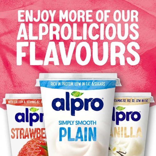 Alpro Blueberry & Cherry Yoghurt Alternative 4x125g