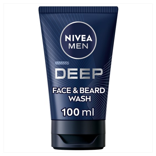 NIVEA MEN Deep Face And Beard Wash 