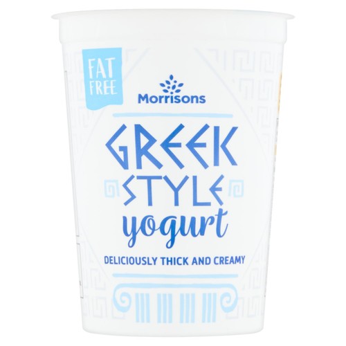 Morrisons fat free greek style yogurt
