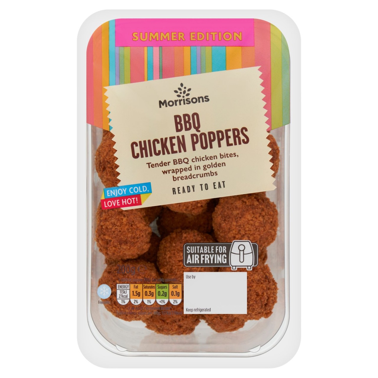 Morrisons BBQ Chicken Poppers 200g