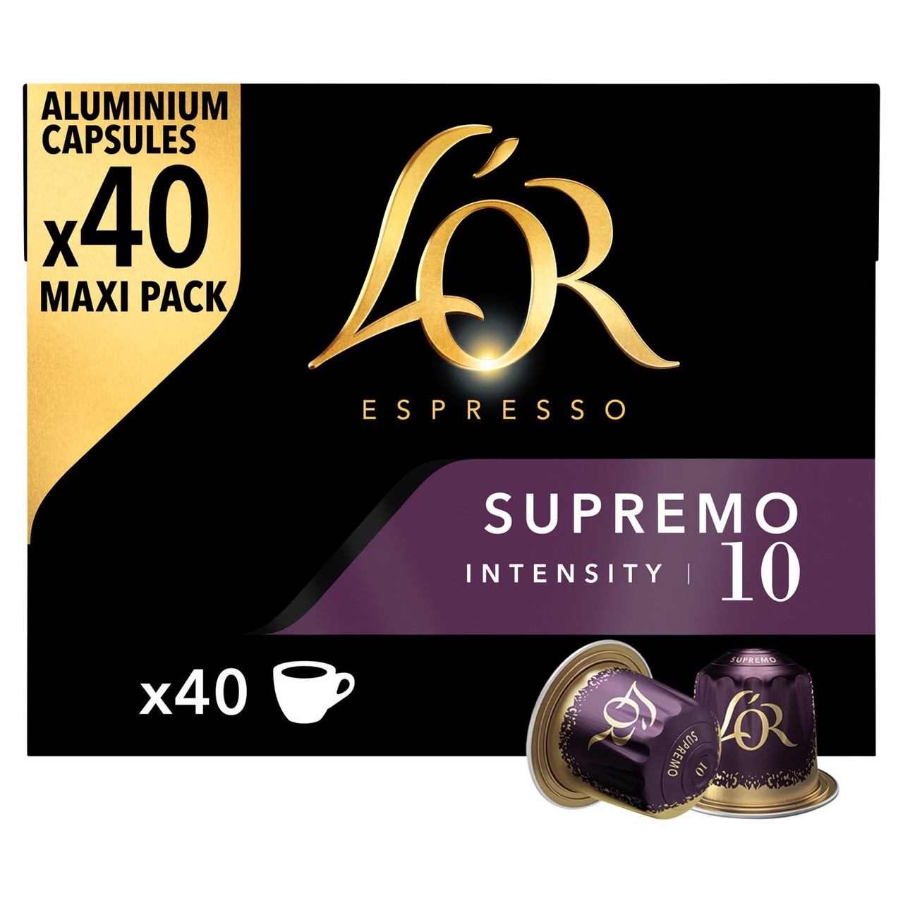L'Or Supremo Capsules 40 Pack