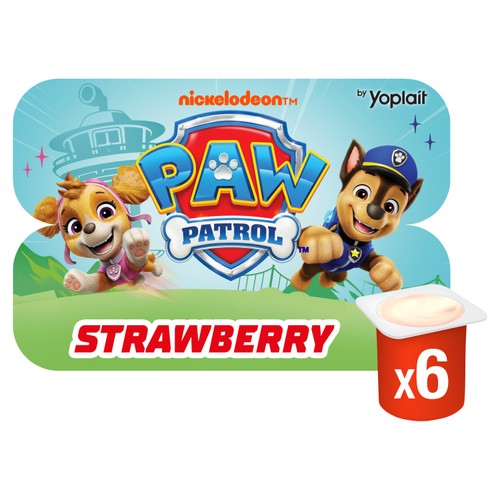 Paw Patrol Kids Strawberry Yoghurt Pots