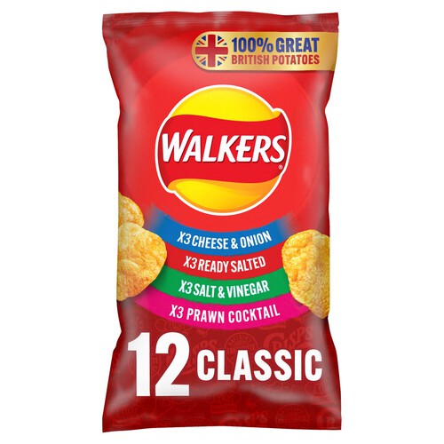 Walkers Classic Variety Multipack Crisps 