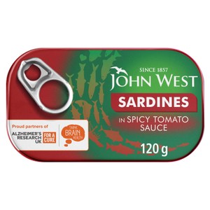 John West Sardines Tomato Sauce 120G