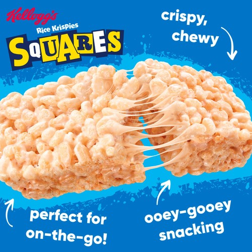 Kellogg's Rice Krispies Squares Marshmallow Snack Bars 8 x 28g