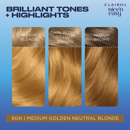 Nice N' Easy 8GN Natural Medium Golden Neutral Blonde