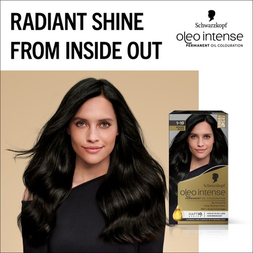 Schwarzkopf Oleo Intense Permanent Hair Dye 1-10 Intense Black