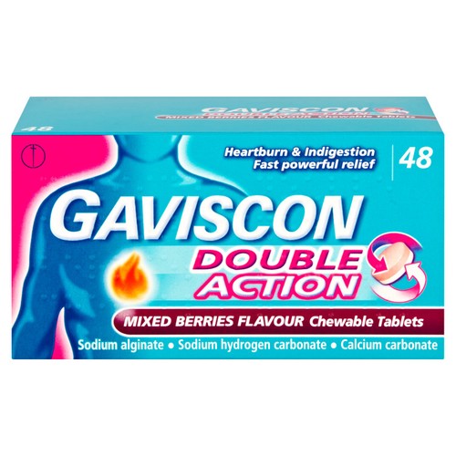 Gaviscon Double Action Tablets Mixed Berry 