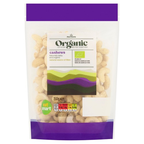 Morrisons Organic Cashew Nuts 150g