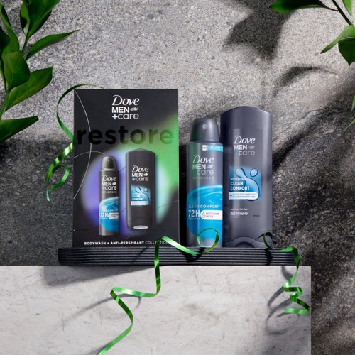 Dove Men And Care Clean Comfort Duo Advance Gift Set - Morrisons