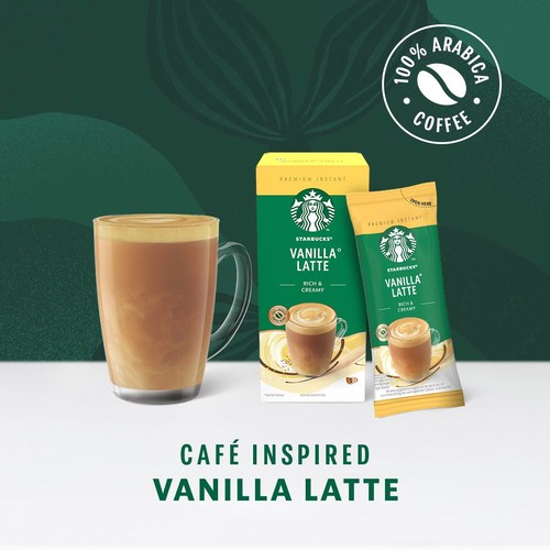 Starbucks Frothy Vanilla Latte 