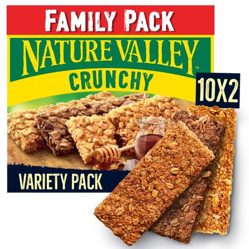 Nature Valley Crunchy Variety Cereal Bars Family Pack 